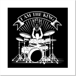 I am the drums king of drum Posters and Art